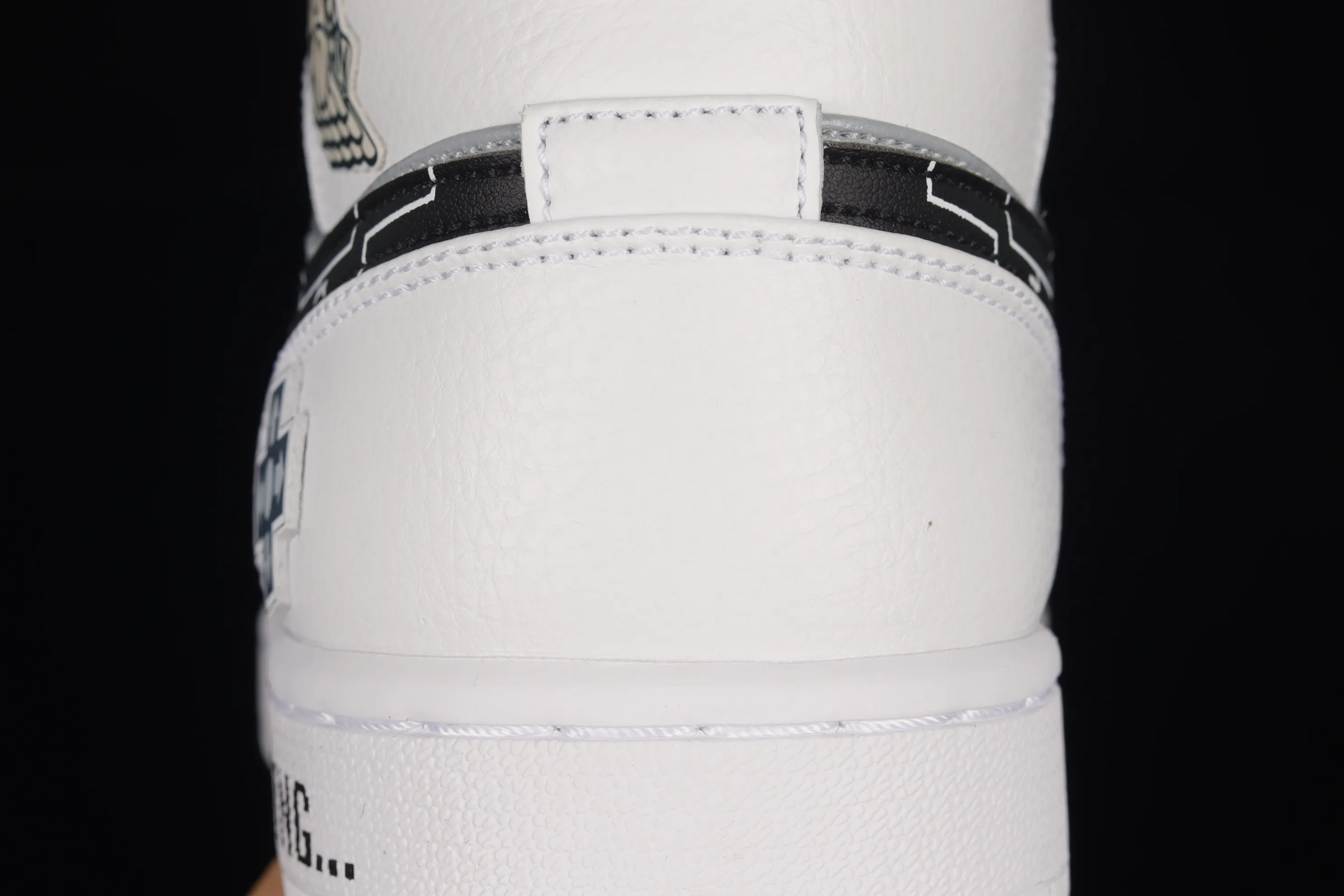 All categories Air Jordan Jordan series basketball shoes Air Jordan 1 Mid Air Jordan 1 Mid "PS5" AJ1 Joe 1 theme video game black and white gray mid-top basketball shoes 554724-129